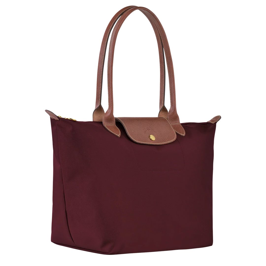 Large Pliage Tote, Burgundy