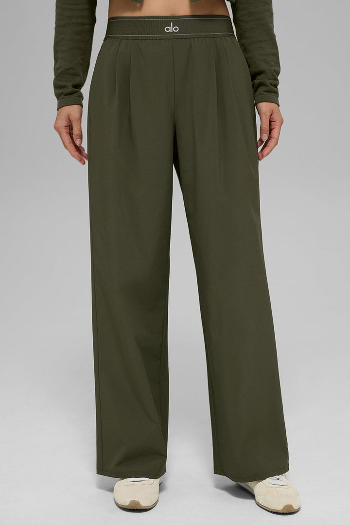 Suit Up Trouser (Regular) - Green Olive